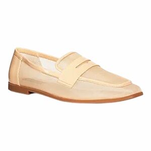 AQUA Neda Nude Loafers Size 10 NIB | Classic Academia Quiet Luxury Summer Flats